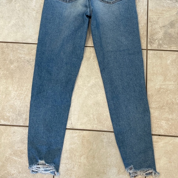 American Eagle Dark Wash Straight Leg Mom Jeans - Picture 4 of 6